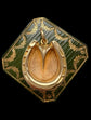 VICTORIAN 19CT GOLD HORSE HOOF PENDANT