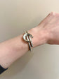 VICTORIAN CHUNKY SILVER HORSESHOE BANGLE