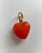 19TH CENTURY MINI CORAL HEART PENDANT