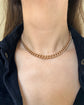 ANTIQUE HEAVY 9CT GOLD CURB ALBERT CHAIN