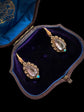EARLY 19TH CENTURY AMETHYST SNAKE EARRINGS