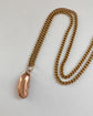 ANTIQUE 9CT GOLD MINI LUCKY BEAN PENDANT