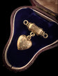 VICTORIAN 9CT GOLD HEART LOCKET CLASP