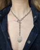 ANTIQUE 15CT GOLD & PLATINUM OVAL LOCKET