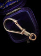 VICTORIAN LARGE 9CT GOLD SNAKE DOG CLIP