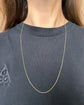 ANTIQUE 18CT GOLD & PLATINUM BI COLOUR MICRO BELCHER CHAIN