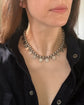 VICTORIAN SILVER LEAF DESIGN COLLAR