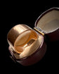 SUPER WIDE 18CT GOLD ANTIQUE CIGAR BAND RING
