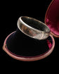 19TH CENTURY SILVER NIELLO CHEQUERBOARD BANGLE