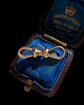 VICTORIAN 9CT GOLD DOUBLE DOG CLIP