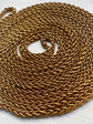 19TH CENTURY FRENCH 18CT GOLD FOXTAIL CHAIN