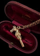 ANTIQUE 15CT GOLD HORSE WATCH KEY