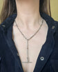 ANTIQUE SILVER TROMBONE ALBERT CHAIN