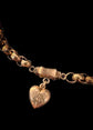 VICTORIAN 9CT GOLD HEART LOCKET CLASP