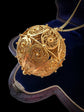 19TH CENTURY LARGE FILIGREE SPHERE PENDANT