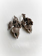 VICTORIAN SILVER ACORN EARRINGS