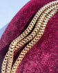 ANTIQUE 15CT GOLD BRAZILIAN / SNAKE LINK CHAIN