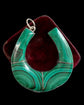 VICTORIAN MALACHITE HORSESHOE PENDANT