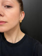 VICTORIAN 15CT GOLD & DIAMOND HEART EARRINGS