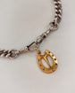 VICTORIAN 18CT GOLD & DIAMOND HORSESHOE PENDANT