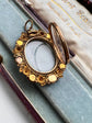 GEORGIAN CANATILLE GEM SET LOCKET