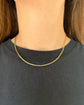 ANTIQUE 15CT GOLD BRAZILIAN / SNAKE LINK CHAIN