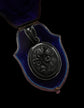 LARGE WHITBY JET ‘TULIP’ LOCKET