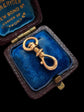 19TH CENTURY FRENCH 18CT GOLD TWIST DOG CLIP
