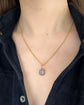 ANTIQUE NATURAL SAPPHIRE HORSESHOE PENDANT