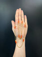 EARLY 19TH CENTURY CARVED CORAL HORSE & 18CT NECKLACE