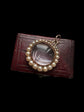 GEORGIAN PEARL SNAKE OUROBOROS LOCKET PENDANT