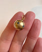 ANTIQUE 18CT GOLD & SAPPHIRE SPHERE PENDANT