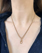 ANTIQUE 15CT GOLD TWIST DOG CLIP