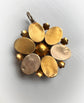 VICTORIAN SCARAB BEETLE & 15CT GOLD PENDANT