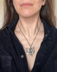 LARGE VICTORIAN SILVER DOVE PENDANT