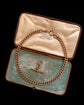 ANTIQUE HEAVY 9CT GOLD CURB ALBERT CHAIN