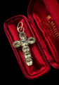 VICTORIAN CHRYSOBERYL CROSS PENDANT