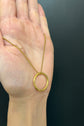 GEORGIAN 15CT GOLD CHUNKY SPLIT RING