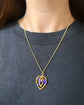 VICTORIAN 15CT GOLD HEART & ANCHOR PENDANT