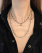 VICTORIAN SILVER TROMBONE & LOVERS KNOT ALBERT CHAIN