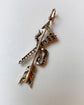 VICTORIAN DIAMOND ARROW & QUIVER PENDANT