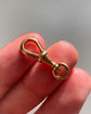 ANTIQUE 14CT GOLD DOG CLIP