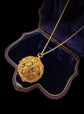 19TH CENTURY LARGE FILIGREE SPHERE PENDANT