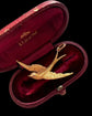 VICTORIAN 15CT GOLD SWALLOW PENDANT