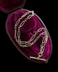 ANTIQUE FINE SILVER PAPERCLIP ALBERT CHAIN