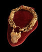 19TH CENTURY PINCHBECK HEART PADLOCK BRACELET
