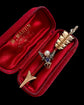VICTORIAN DIAMOND & SAPPHIRE FLY ON ARROW PENDANT