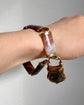 VICTORIAN MULTI AGATE BRACELET & PADLOCK