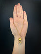 VICTORIAN 18CT GOLD ORB LOCKET WITH CONCEALED SPINNER FOB