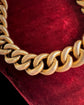 ANTIQUE FRENCH 18CT GOLD REEDED CURB BRACELET